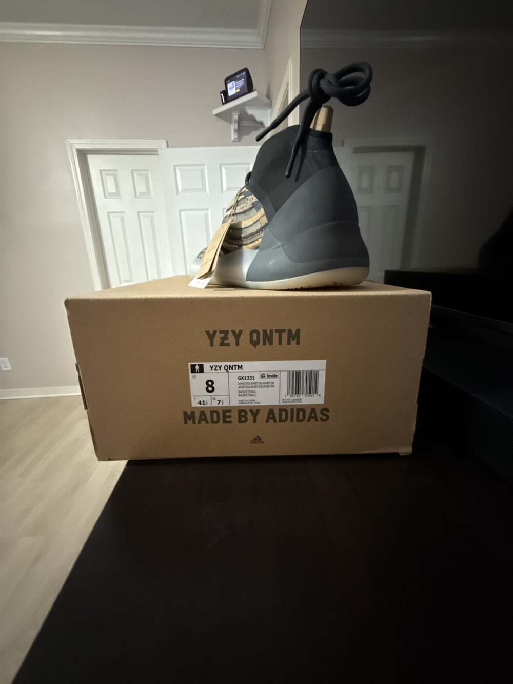 Adidas Yeezy Quantum YZY QNTM Size 8 Amber Tint Basketball Shoes
